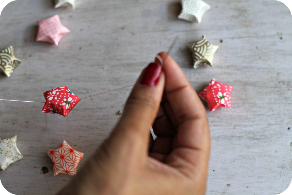 DIY étoiles origami the funky fresh project