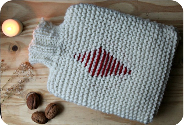 Housse de bouillotte à tricoter - Kit tricot Tricotez-moi