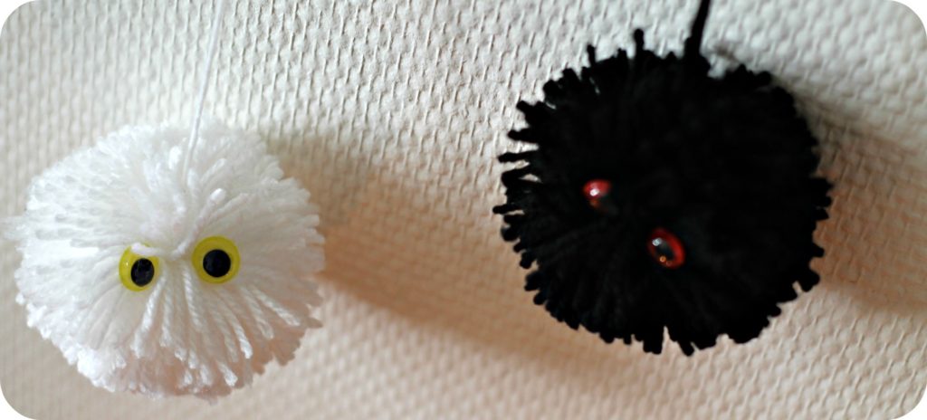 diy pompon monsters - the funky fresh project 