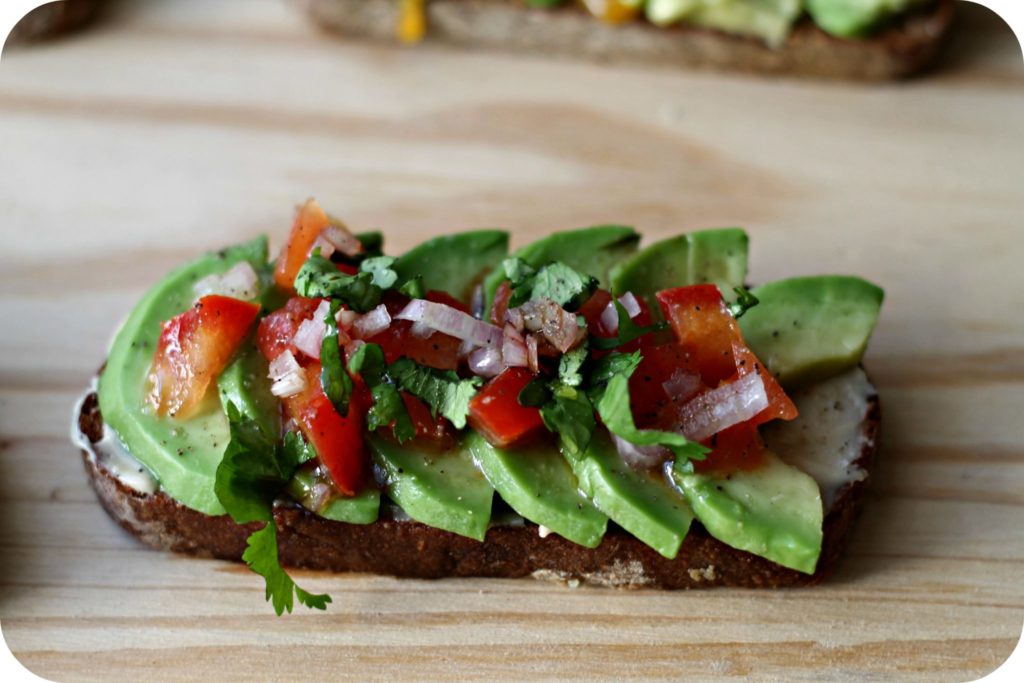 tartines avocat - the funky fresh project
