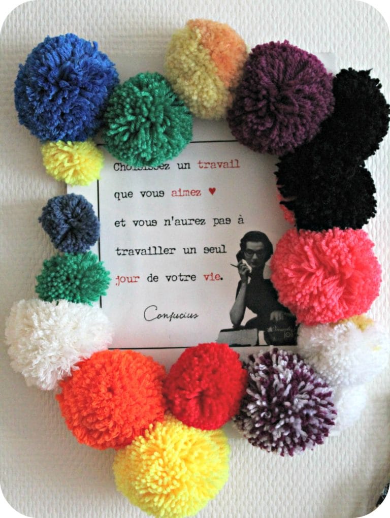 DIY - Un cadre pompons 19 cadrepomponscover