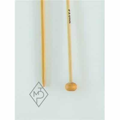 Aiguilles à tricoter en bambou 35 cm 3 mm - Bohin -The Funky Fresh Project