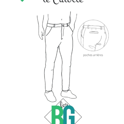 Patron de couture pantalon chino homme les BG - Le culotté
