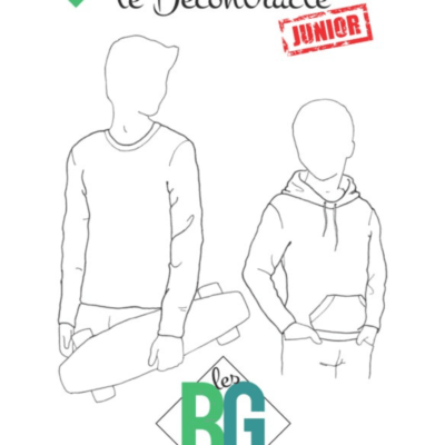 Patron de couture sweat junior les BG - Le décontracté