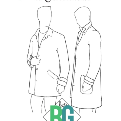 Patron de couture manteau homme les BG - Le Gentleman